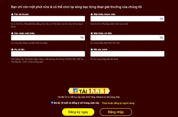 Các Bước Thực Hiện 33WIN68 Đăng Ký